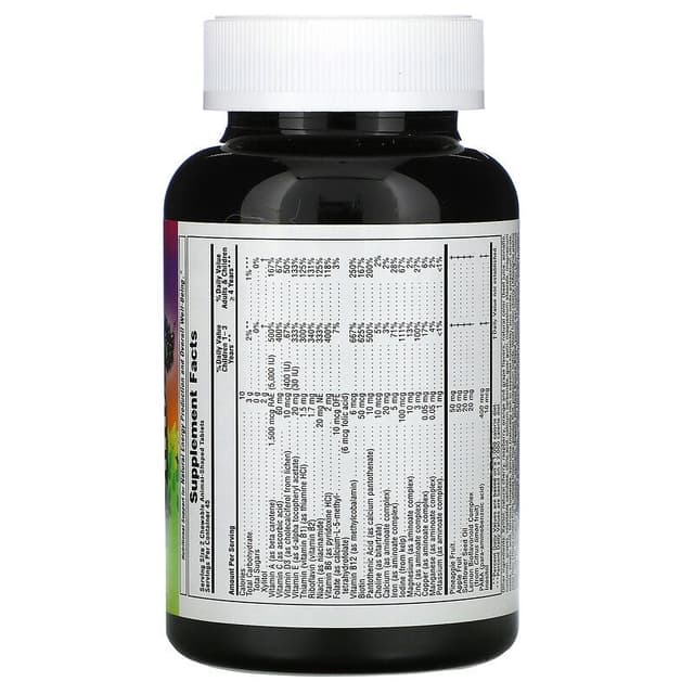 Nature's Plus, Source of Life, Animal Parade, детские жевательные мультивитамины и минералы, различные натуральные ароматизаторы, 90 таблеток в форме животных