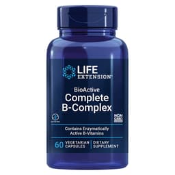 Life Extension Bioactive Complete B Complex, 60 капсул