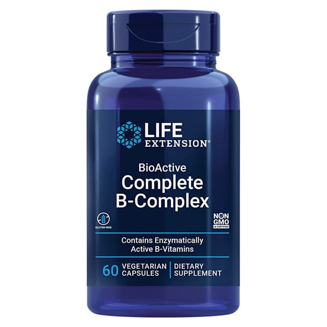 Life Extension Bioactive Complete B Complex, 60 капсул