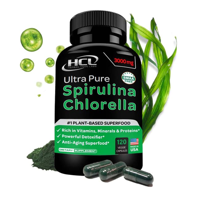 Спирулина Хлорелла органическая