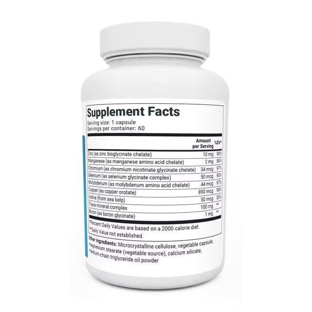 Dr. Berg - Улучшение микроэлементов, 60 капсул