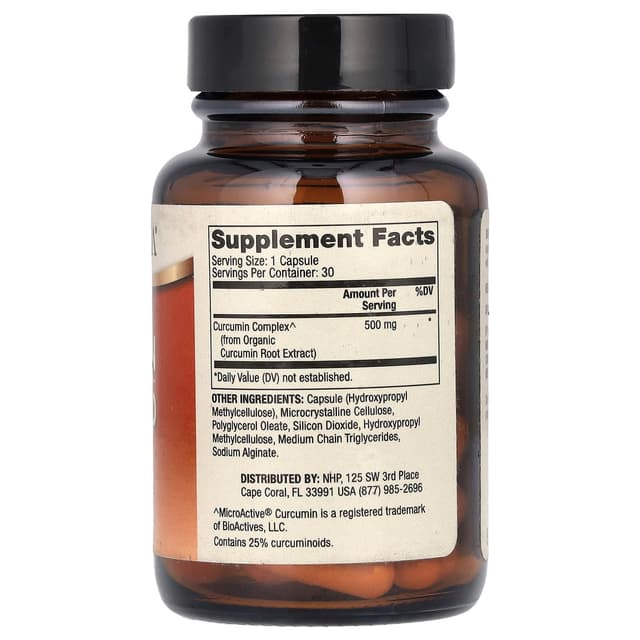 Dr. Mercola, куркумин с улучшенной рецептурой, 30 капсул