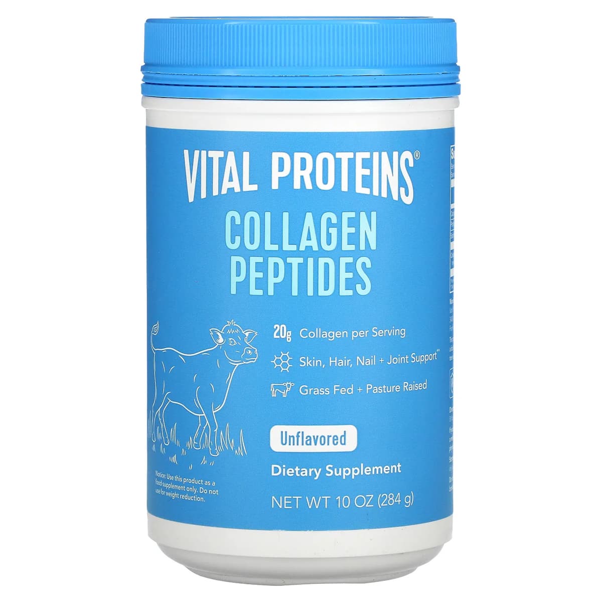 Vital Proteins, Пептиды коллагена, без вкусовых добавок, 265 г
