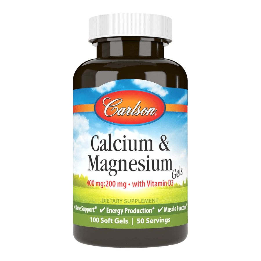 Carlson Labs, кальций и магний с витамином Д3, 100 шт