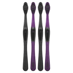 Oral-B Charcoal Toothbrush Therapy Whitening Therapy, мягкая, 4 штуки
