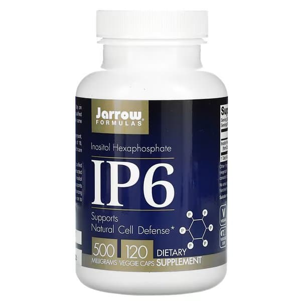 Jarrow Formulas, IP6, гексафосфат инозитола, 500 мг, 120 растительных капсул