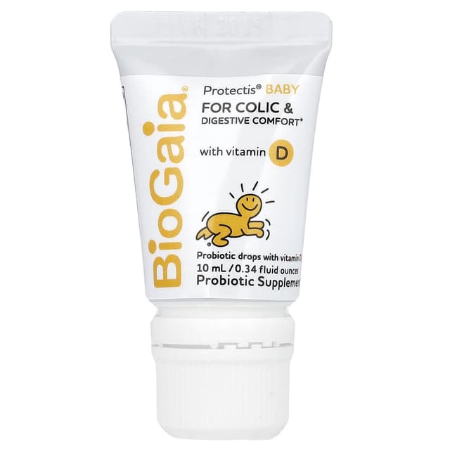 BioGaia, Protectis Baby, пробиотические капли с витамином D3, 10 мл