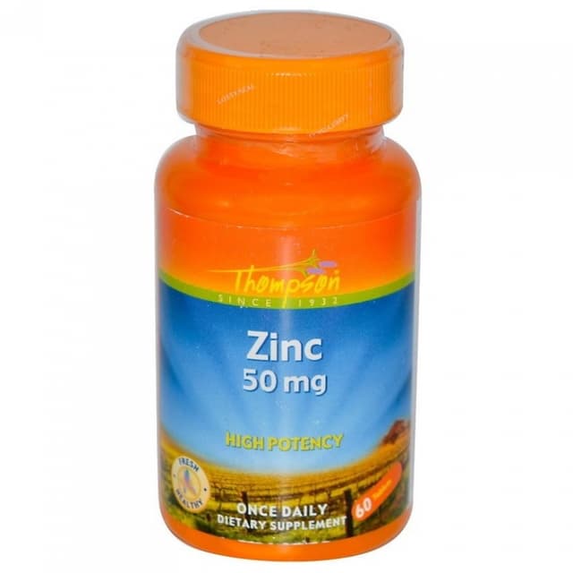 Thompson, цинк, 50 мг, 60 таблеток