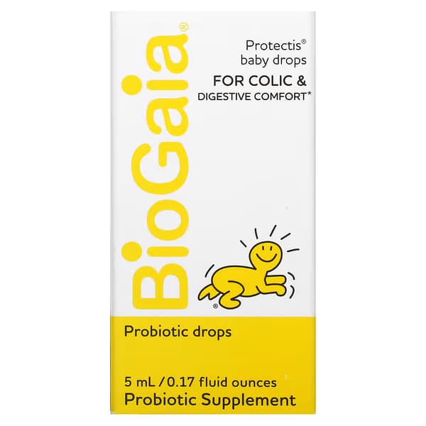 BioGaia, Protectis, детские капли против колик и для улучшения пищеварения, 5 мл
