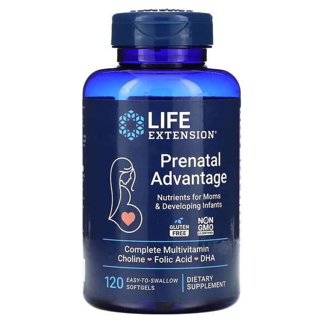 Life Extension, Prenatal Advantage, 120 капсул