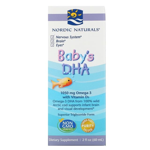 Nordic Naturals, омега 3 с витамином D3 для детей, 1050 мг, 60 мл