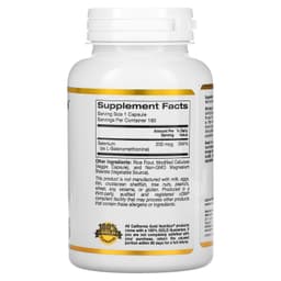 California Gold Nutrition, селен, бездрожжевой, 200 мкг, 180 вегетарианских капсул