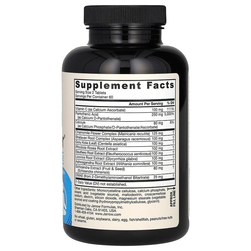 Jarrow Formulas, Adrenal Optimizer, 120 таблеток