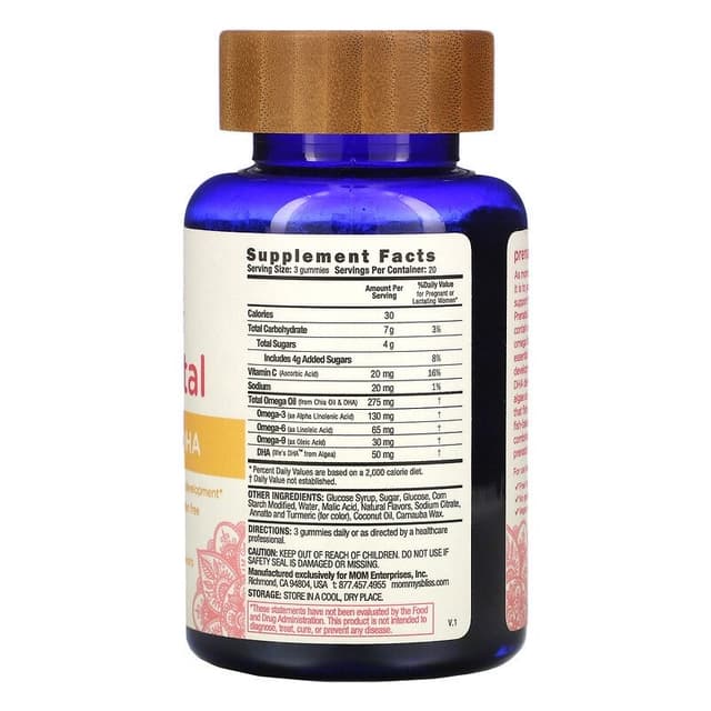 Mommy's Bliss, Prenatal Omega + DHA, Natural Lemon & Orange , 60 шт (25)