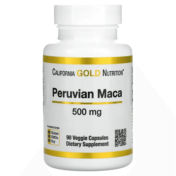California Gold Nutrition, перуанская мака, 500 мг, 90 вегетарианских капсул