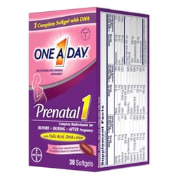 One-A-Day, Пренатальные мультивитамины для женщин, с ДГК 30шт