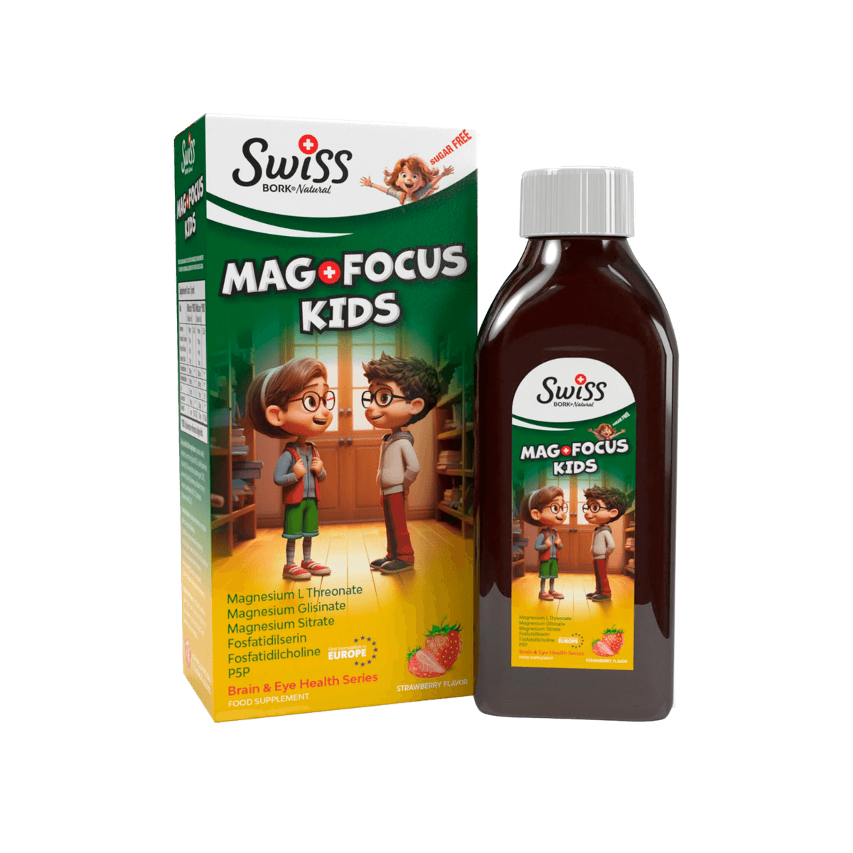 Swiss Bork - Натуральный Mag Focus Детский, 150 мл