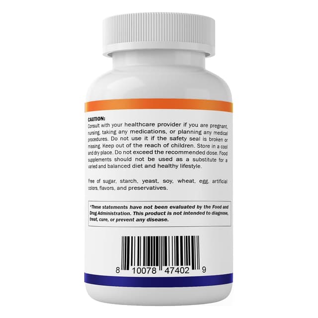 Цитрат магния Vitamatic 500 мг на порцию - 180 капсул, добавлен витамин B6 для максимального усвоения