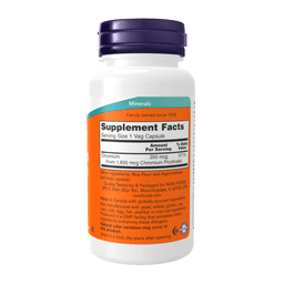 NOW Chromium Picolinate, Хром 200 мкг