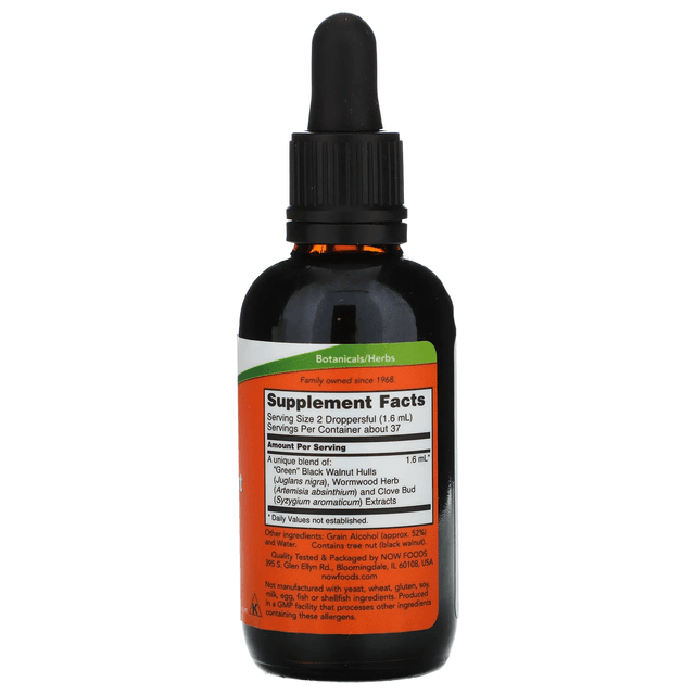 NOW Foods, комплекс зеленого (незрелого) черного ореха и полыни, 59 мл