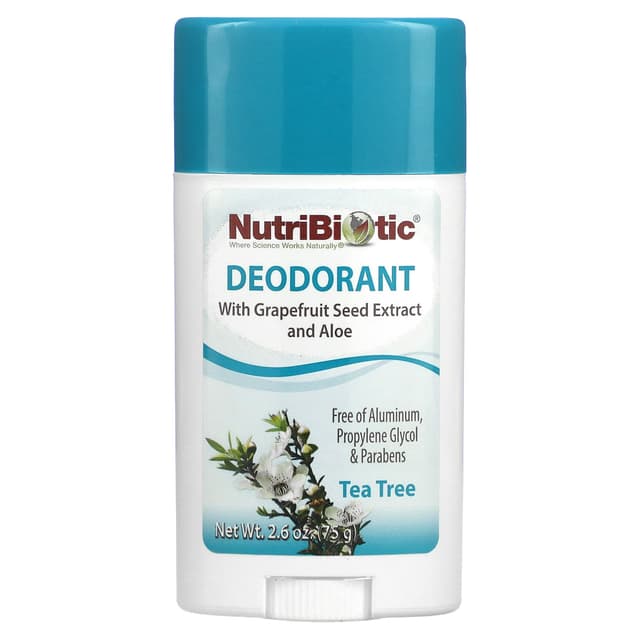 NutriBiotic, Дезодорант, чайное дерева, 2.6 унции
