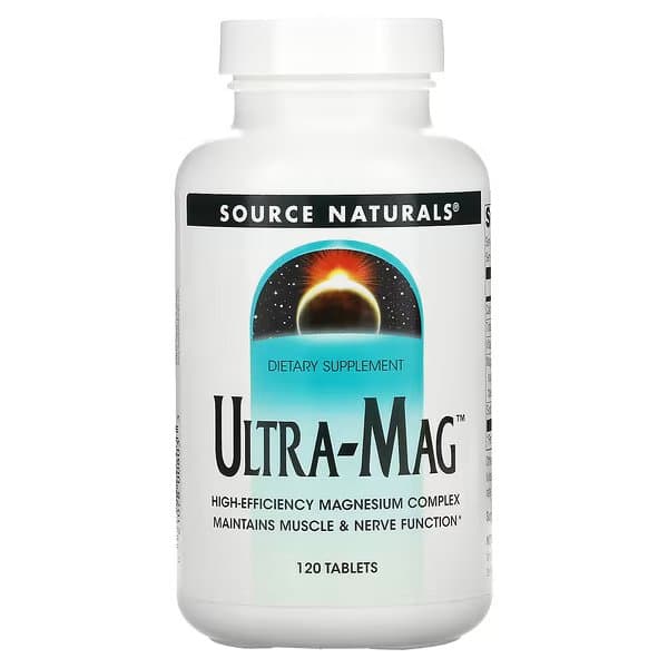 Source Naturals, Ultra-Mag, Ультра Магний 120 таблеток
