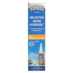 Sovereign Silver, Bio-Active Silver Hydrosol, (биоактивная добавка с серебром), вертикальный спрей, 10 част./млн, 29 мл