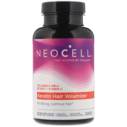 Neocell, Средство с кератином для придания объема волосам, 60 капсул