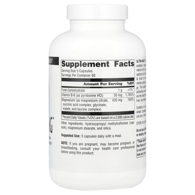 Source Naturals, Ultra-Mag, 180 веганских капсул