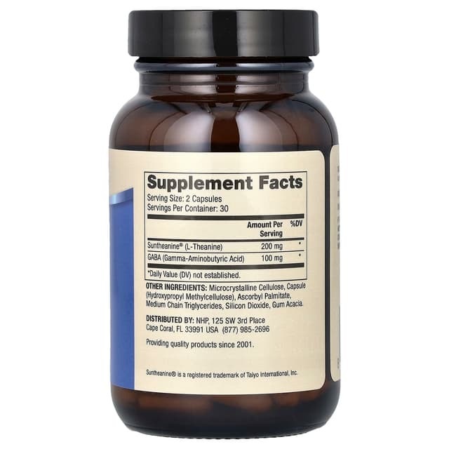 Dr. Mercola, L-теанин с Габа GABA , 60 капсул