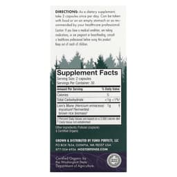 Fungi Perfecti Host Defense, ежовик гребенчатый, поддержка памяти и нервной системы, 60 вегетарианских капсул