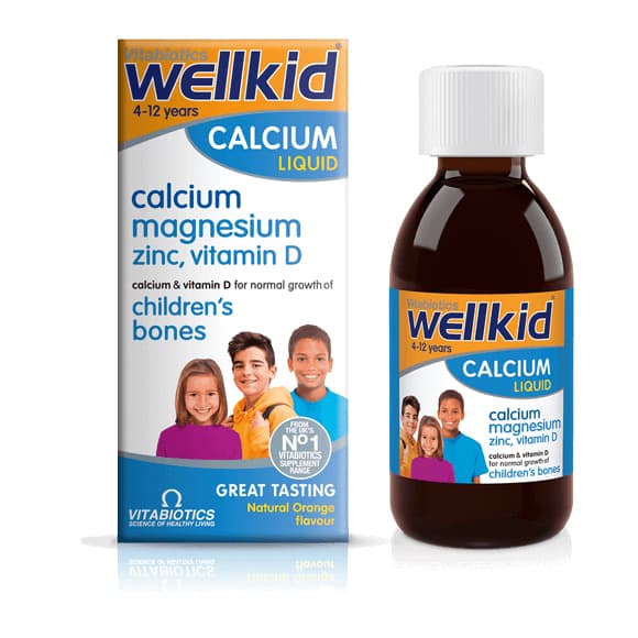 Wellkid жидкий кальций - для укрепления костей