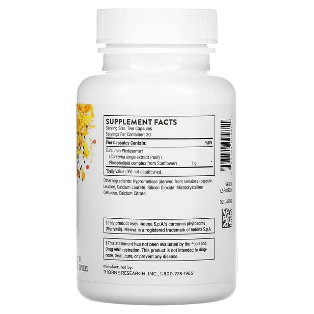 Thorne, Meriva 500-SF, 60 капсул