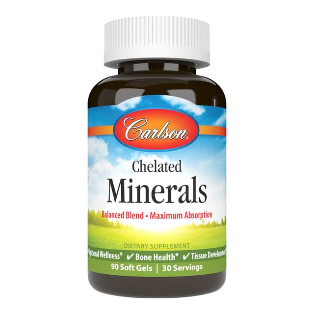 Carlson Labs Хелатные минералы 90 капсул