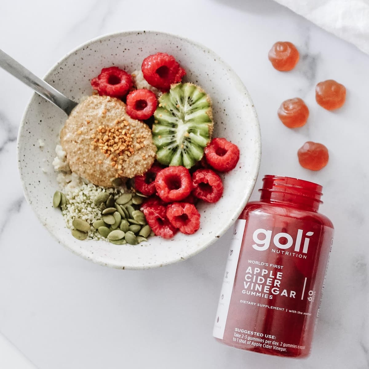 Goli Nutrition, Жевательные конфеты с яблочным уксусом, 60 штук
