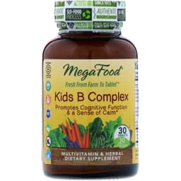 MegaFood, B комплекс для детей, 30 таблеток