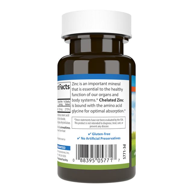 Carlson Labs Хелатный цинк 30 мг, 100 таблеток