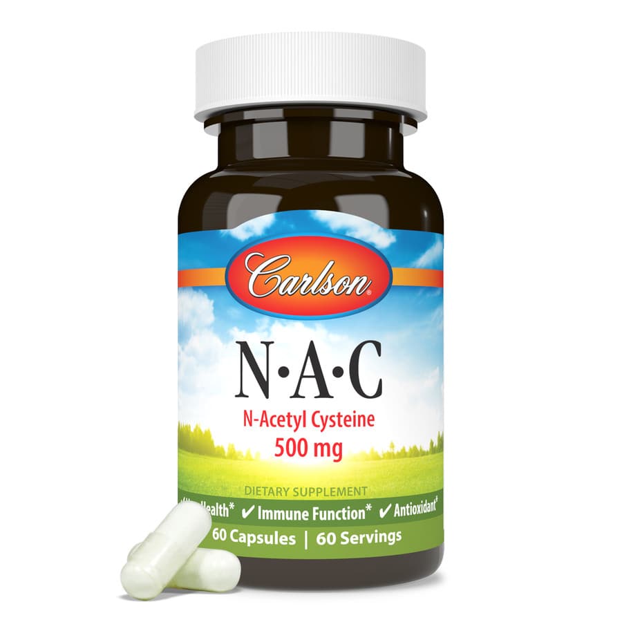 Carlson Labs, NAC (N-ацетилцистеин)