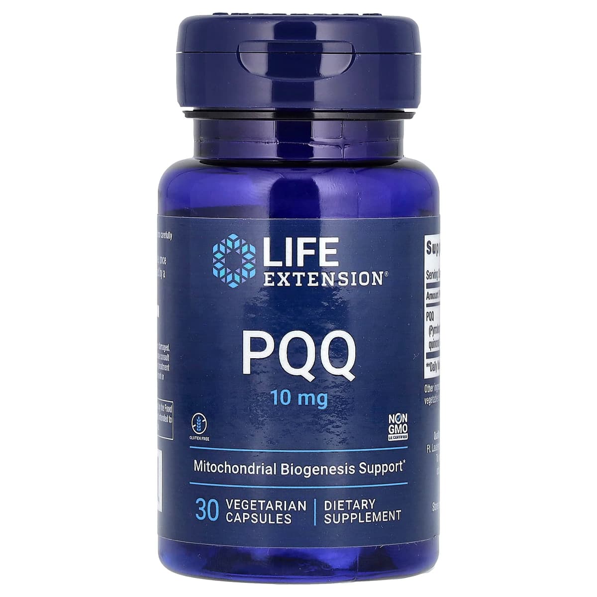 Life Extension, Капсулы с PQQ (пирролохинолинхиноном), 10 мг, 60 вегетарианских капсул