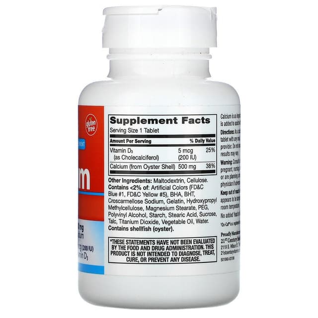 21st Century, Кальций 500 + D3, 90 таблеток