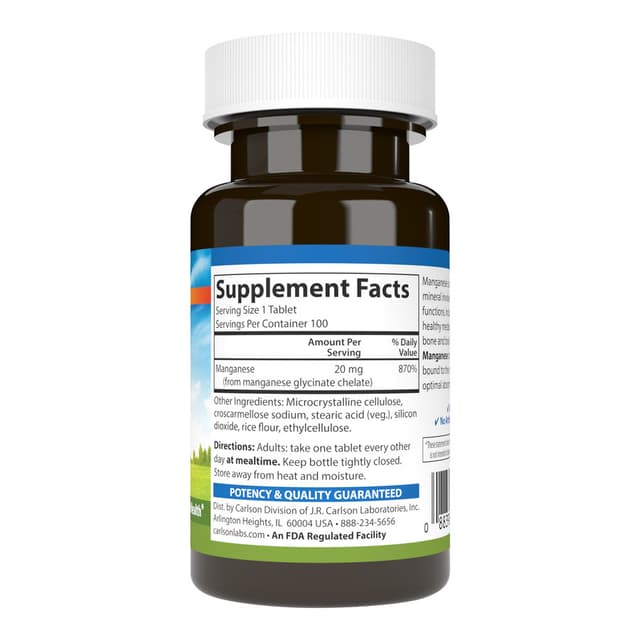 Carlson Labs Хелатный марганец