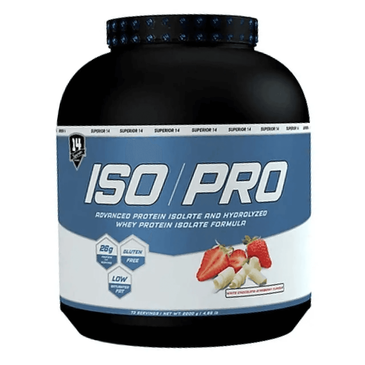 Протеин Iso Pro - 2200 гр, со вкусом клубники в белом шоколаде