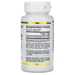 California Gold Nutrition, Пиколинат цинка, 50 мг, 120 растительных капсул