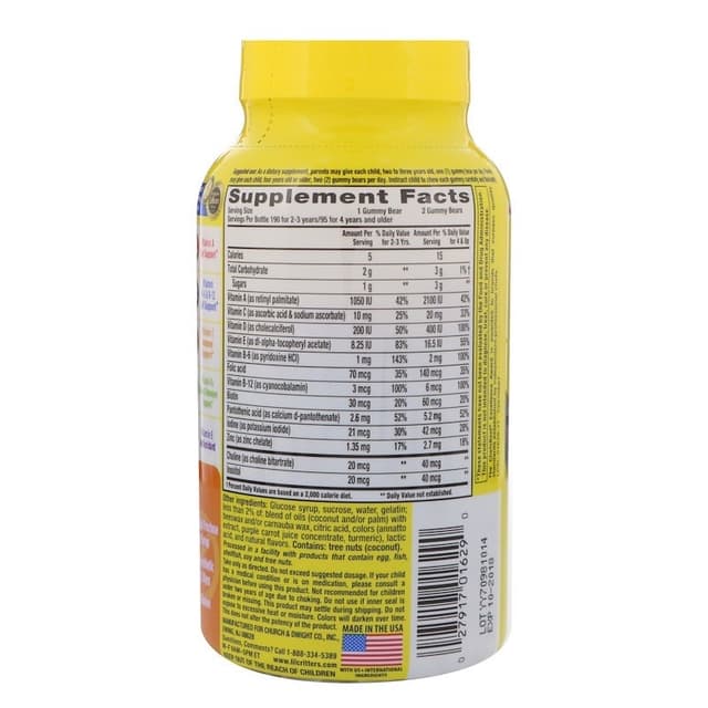 L'il Critters, Gummy Vites, полноценные мультивитамины, 190 жевательных мармеладок