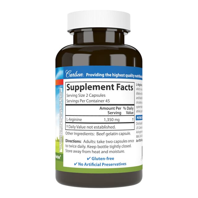 Carlson Labs, L-аргинин