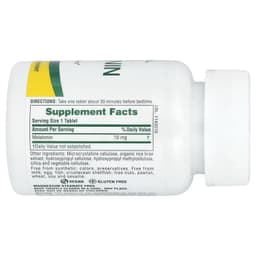 Nature's Plus, Мелатонин, 10 мг, 90 таблеток ( 7,5)