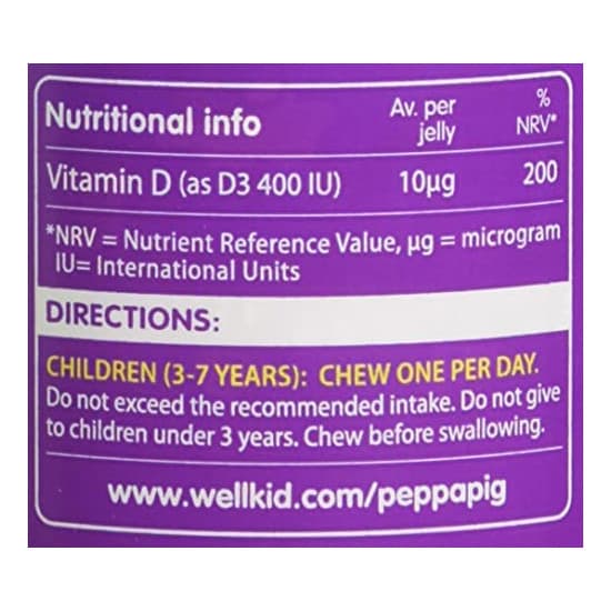Vitabiotics Peppa Pig Мягкие желейные конфеты с витамином D, 30 штук