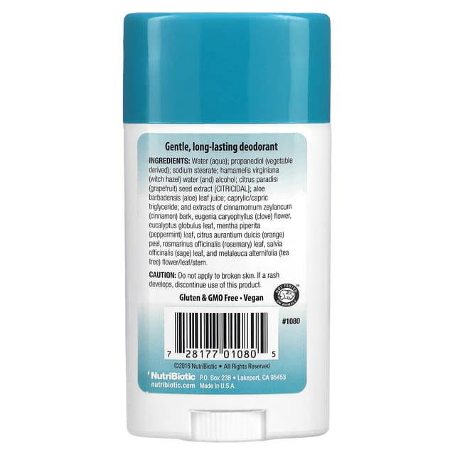 NutriBiotic, Дезодорант, чайное дерева, 2.6 унции