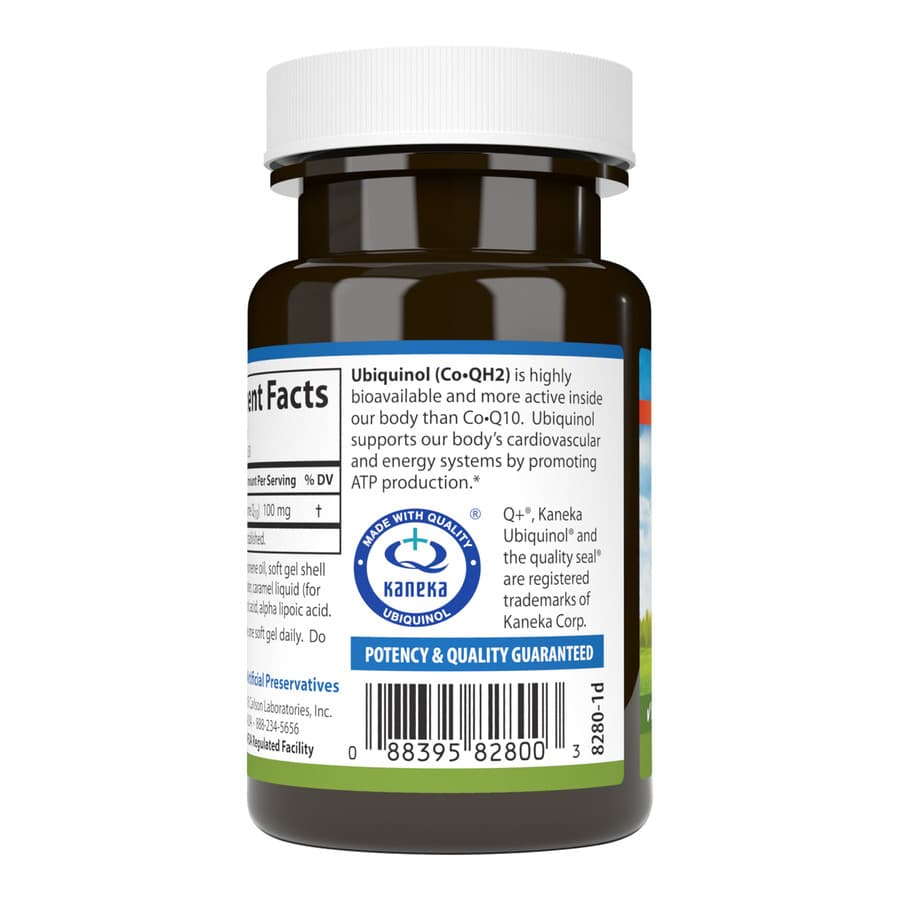 Carlson Labs CoQH Ubiquinol, 100 мг, 30 мягких капсул