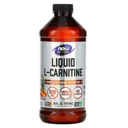 Now Foods, Sports, L-карнитин жидкий, тропический пунш, 1000 мг, 16 жидких унций (473 мл)
